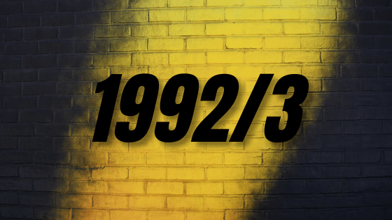 1992/93 Season